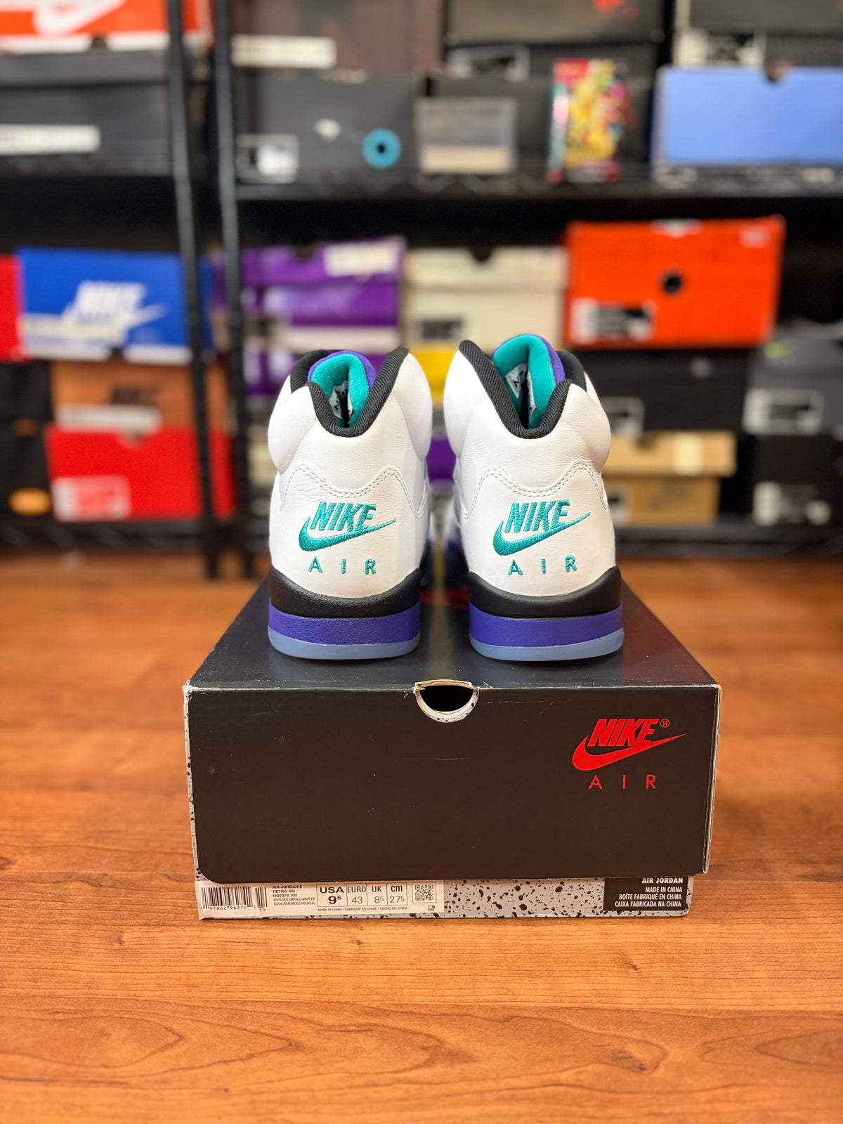 AJ5 Retro Grape (DS - Size 9.5M)