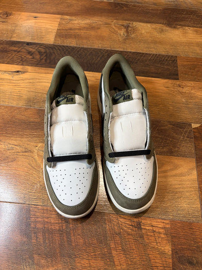 Jordan Retro 1 Low Medium Olive (Brand New - 7Y)