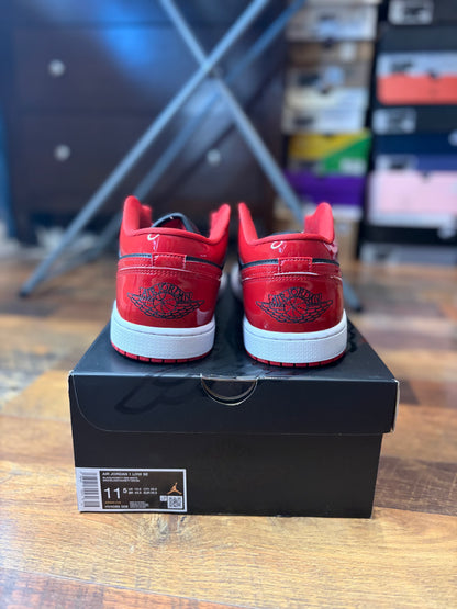 Air Jordan 1 Low Patent Varsity Red (Brand New - 11.5M)