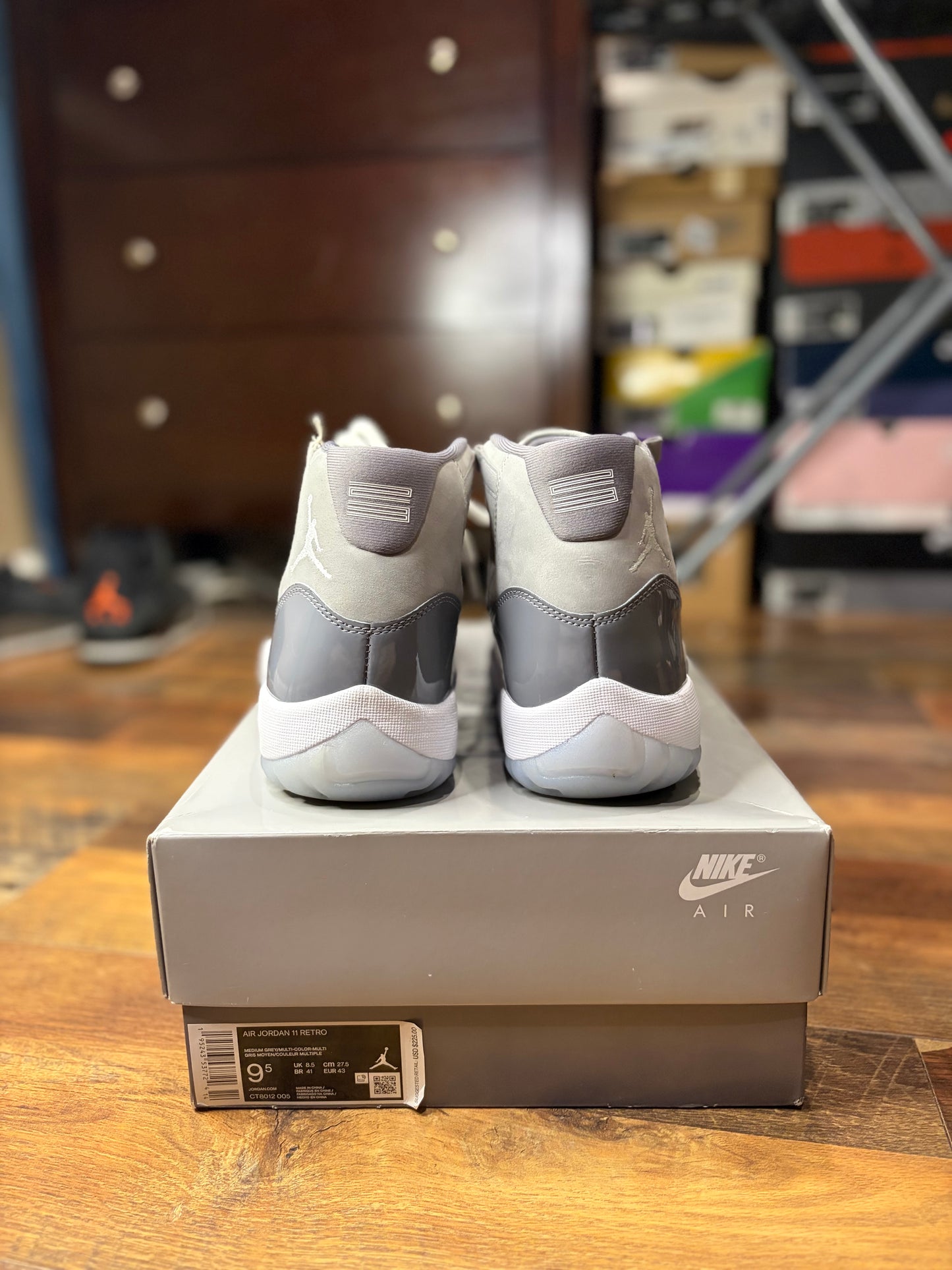 Jordan Retro 11 Cool Grey (Size 9.5 Mens)