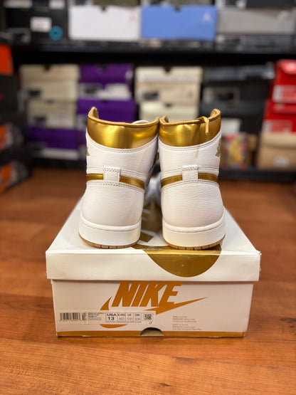 Jordan Retro 1 Metallic Gold (Brand New - 13W/11.5M)