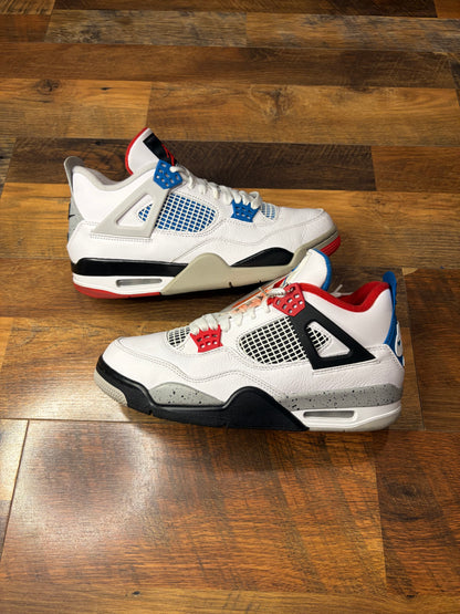 Jordan Retro 4 What The (Size 9 Mens)