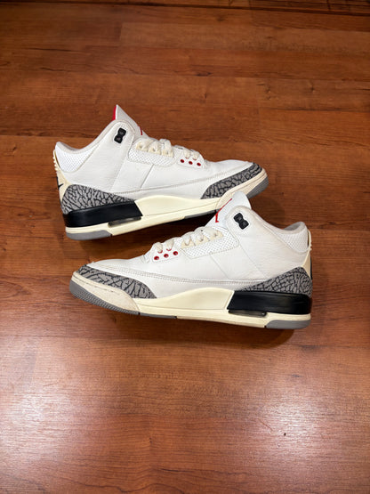 Jordan Retro 3 White Cement Reimagined (Size 10 Mens)