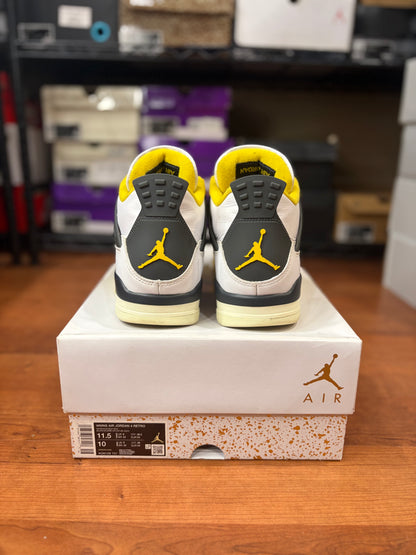 Jordan Retro 4 Vivid Sulfur (Size 11.5W / 10M)