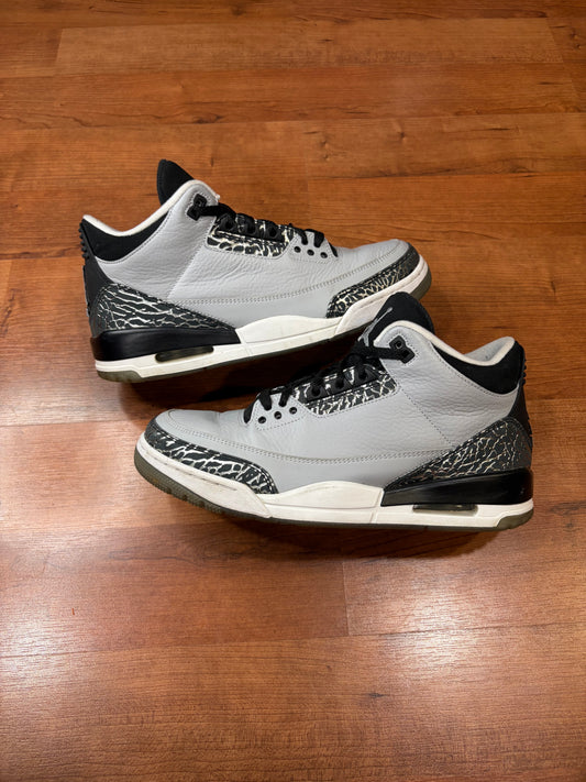 Jordan Retro 3 Wolf Grey (Size 10 Mens)