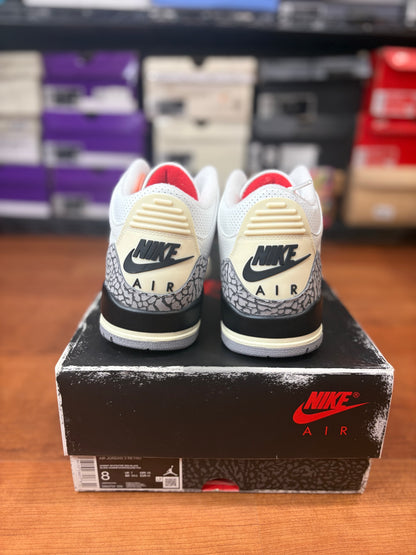 Jordan Retro 3 Reimagined White Cement (Brand New - 8M)