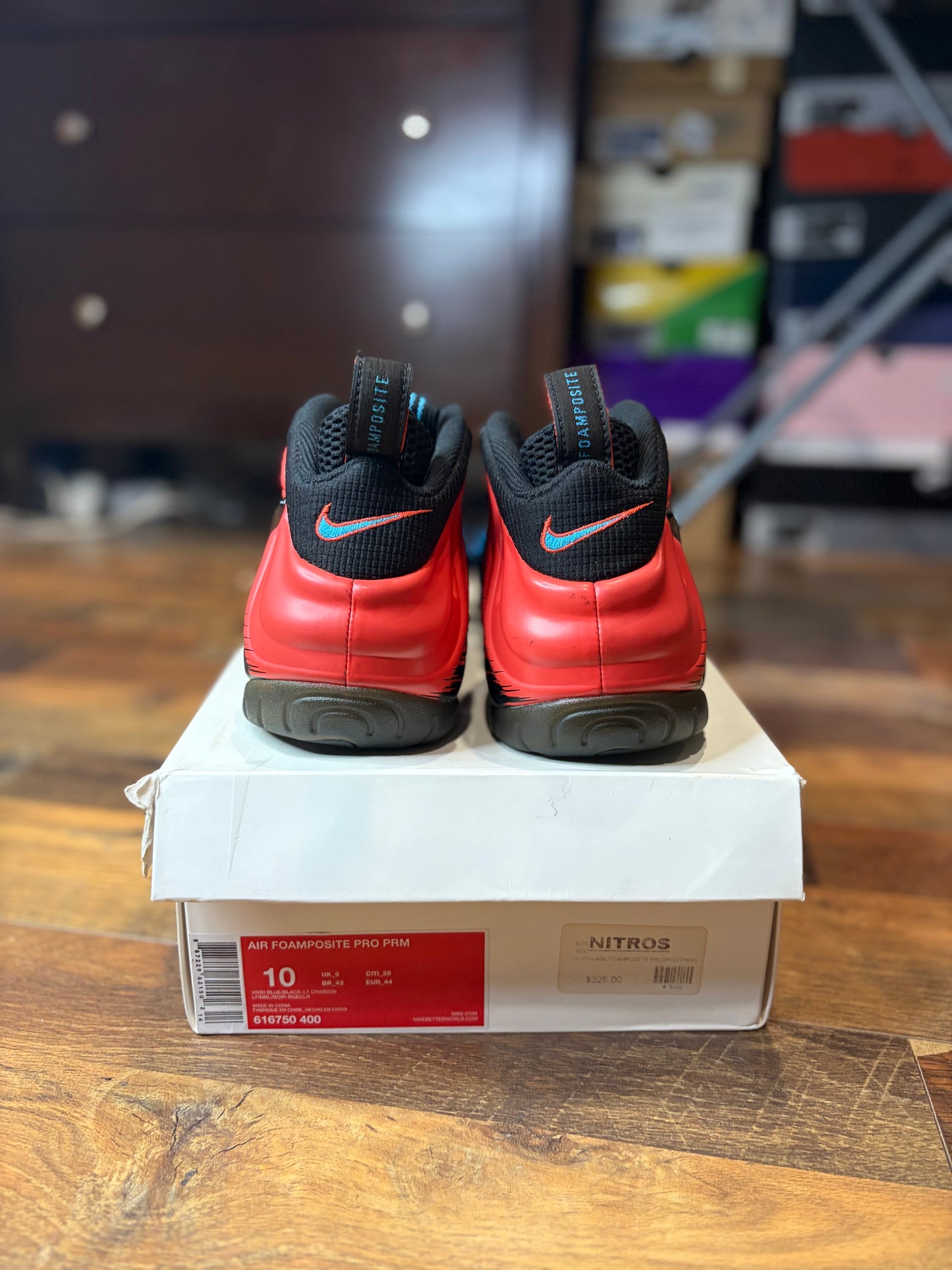 Nike Air Foamposite Spiderman (Size 10 Mens)