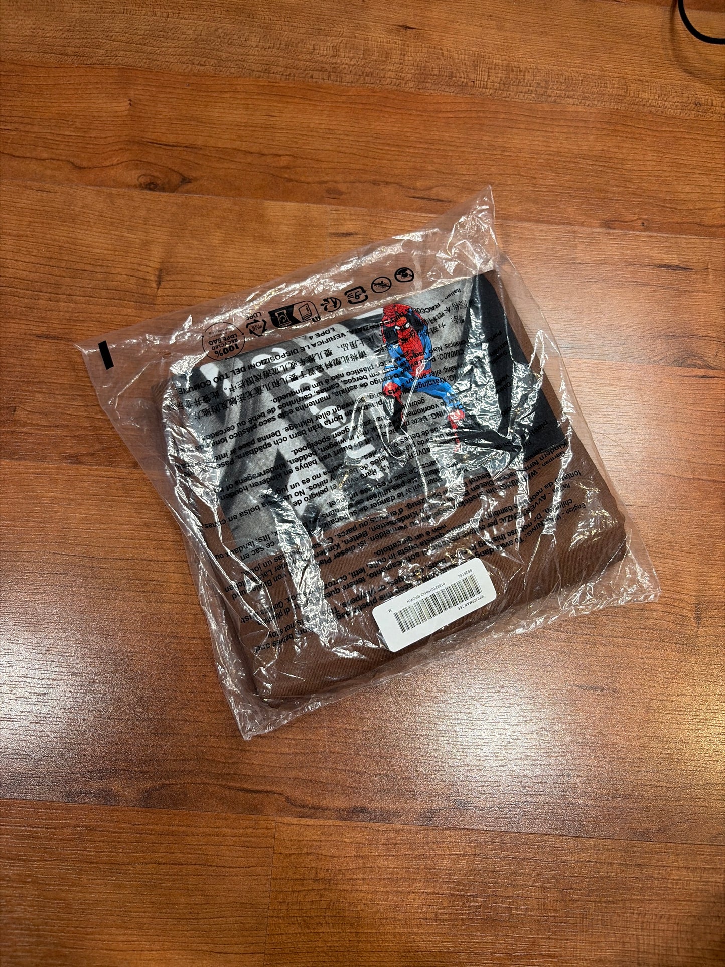 Supreme Spiderman Tee Brown (Brand New)