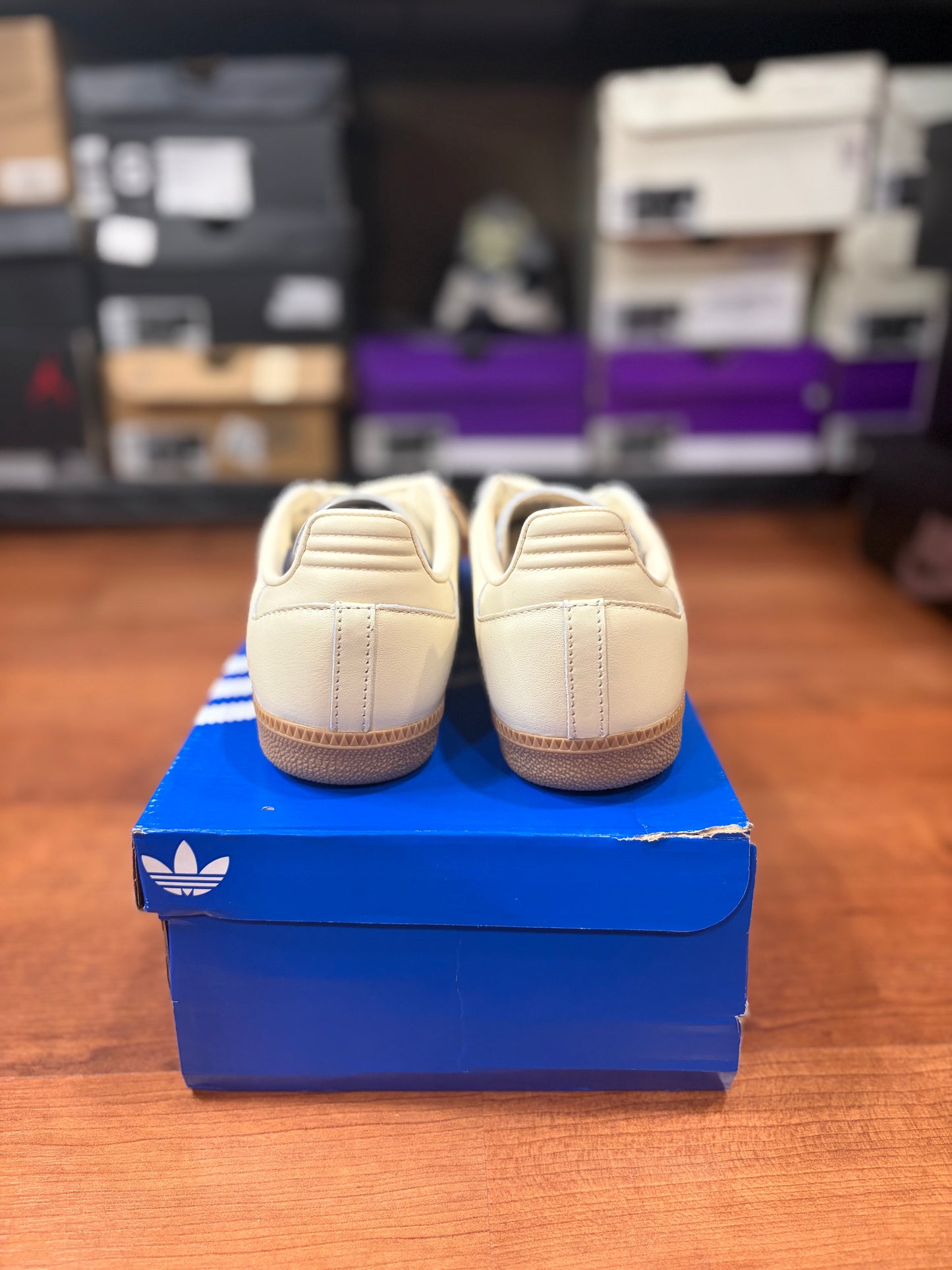 Adidas Samba Cream Silver Violet Gum (Brand New - Womens Sizes)