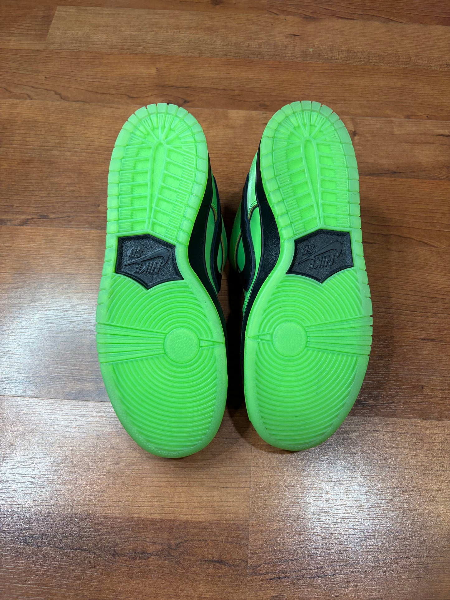 Nike Dunk Low SB Powerpuff Girl Buttercup (Brand New - 9M)
