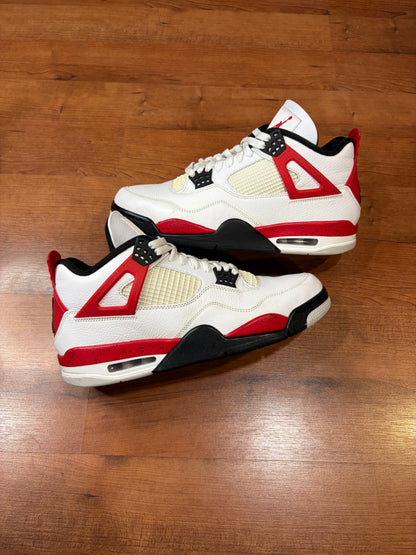Jordan Retro 4 Red Cement (Size 11 Mens)