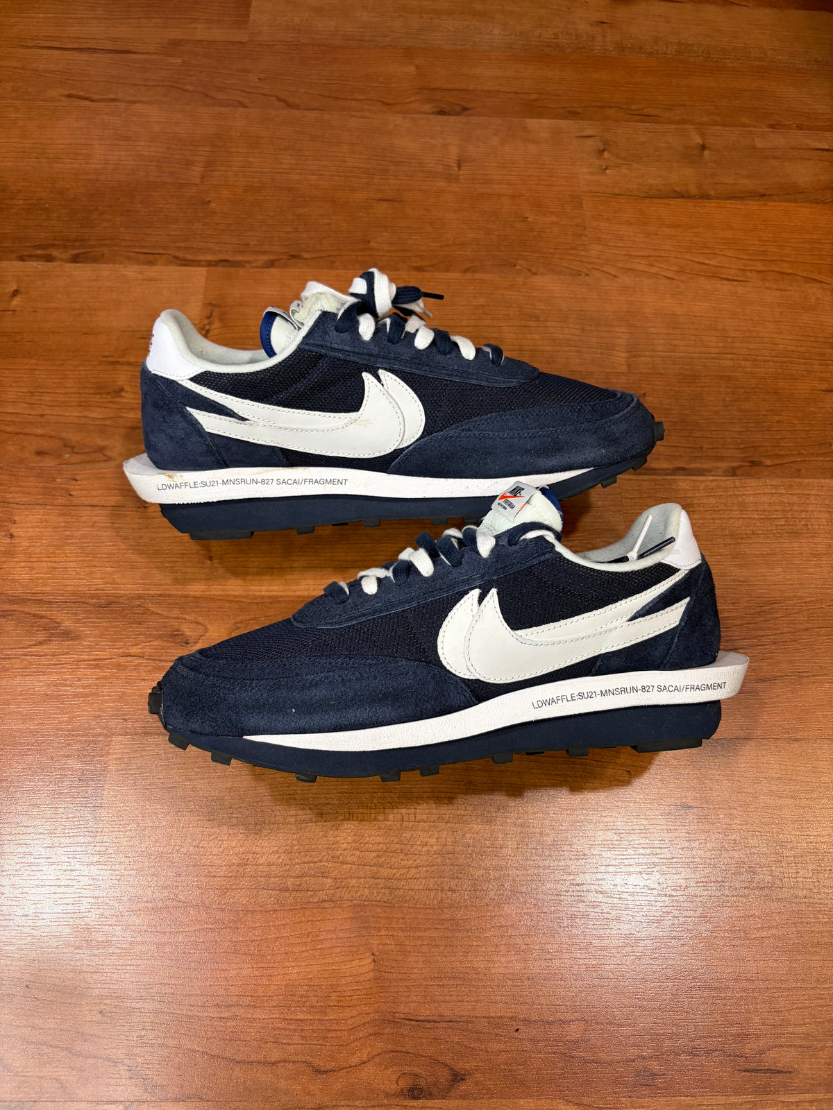 Nike LD Waffle Sacai x Fragment Navy (Size 11.5 Mens)