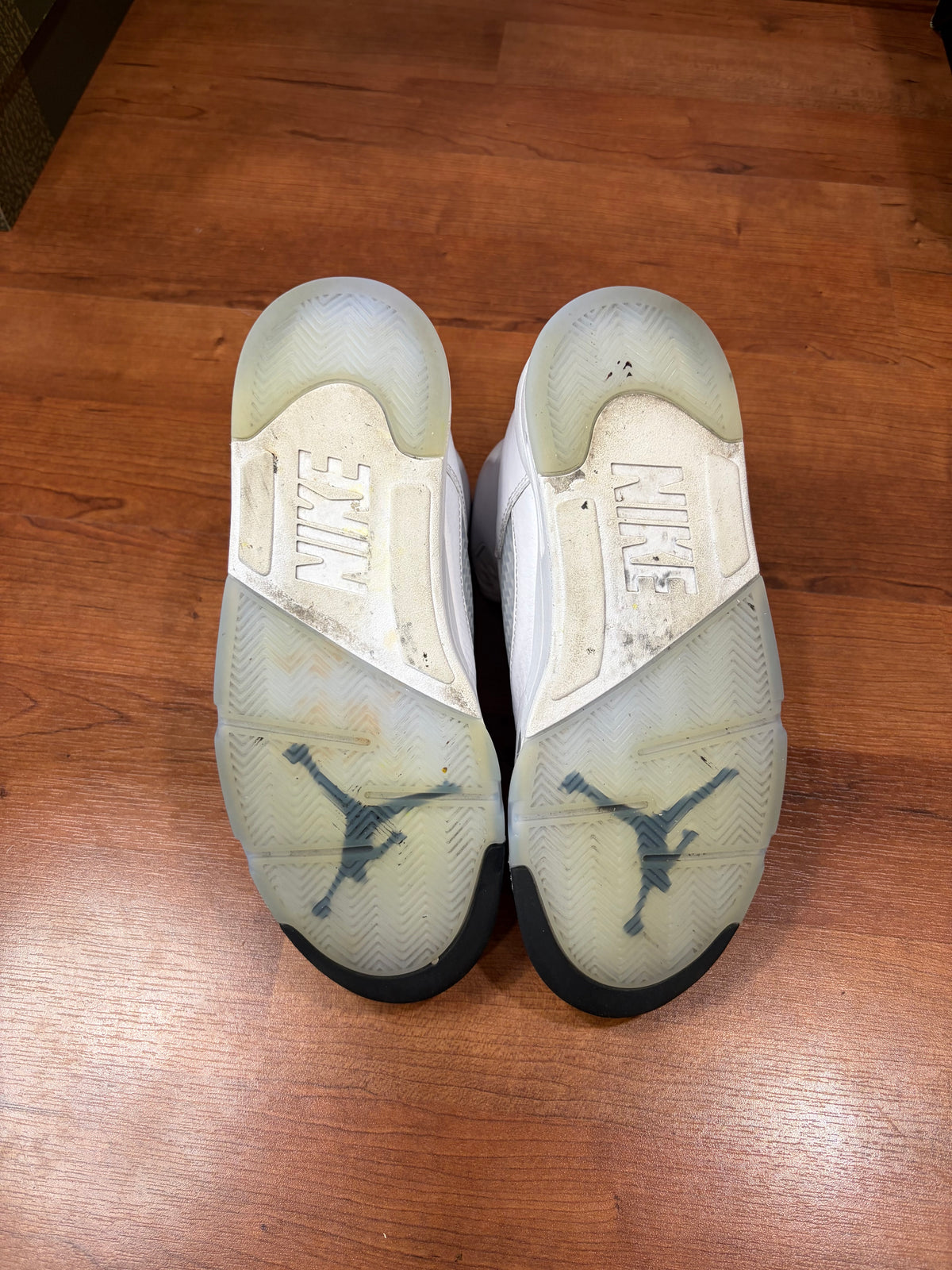 Jordan Retro 5 White Metallic (Size 10.5 Mens)