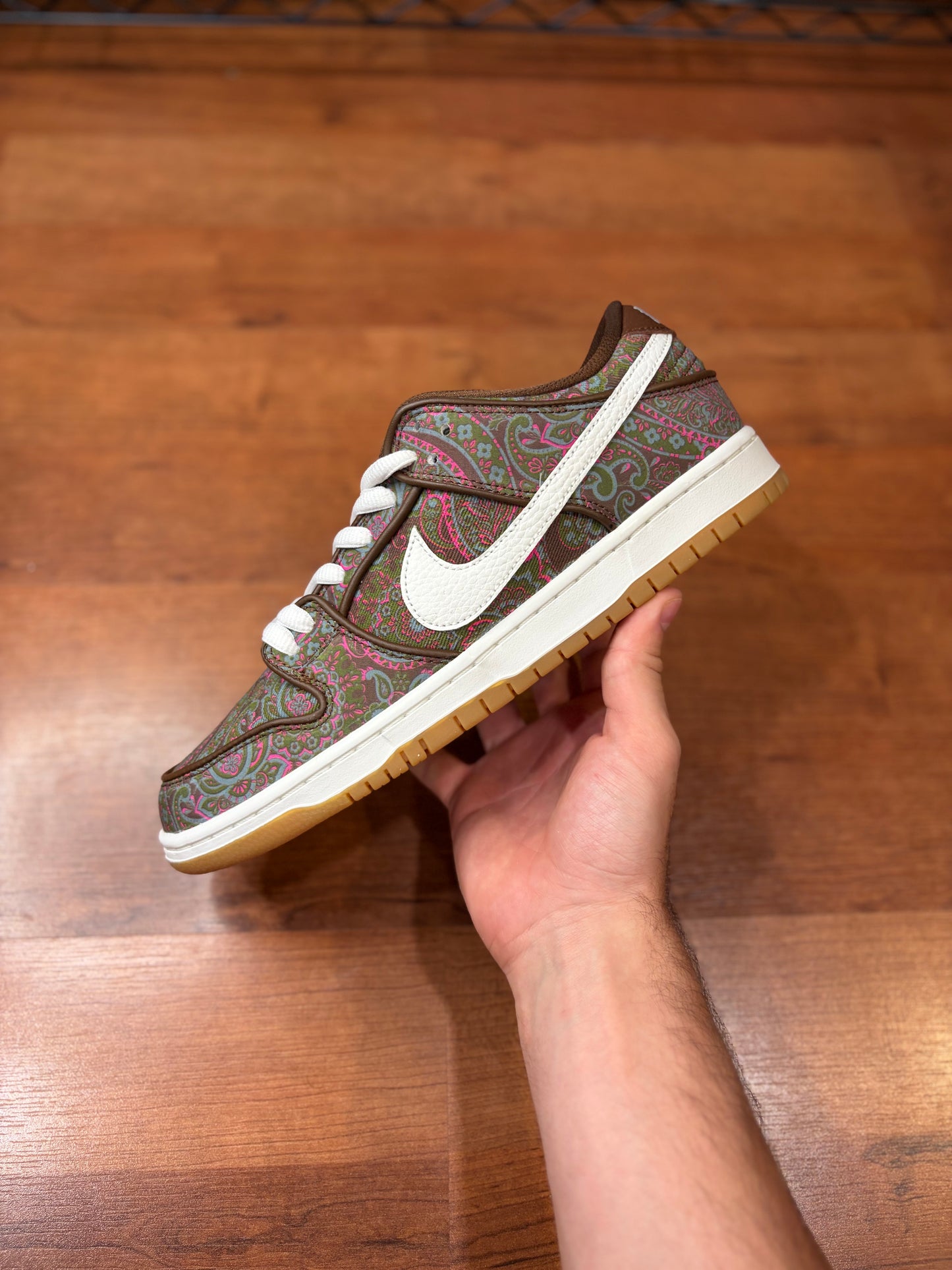Nike Dunk Low SB Paisley Brown (Brand New - 10M)