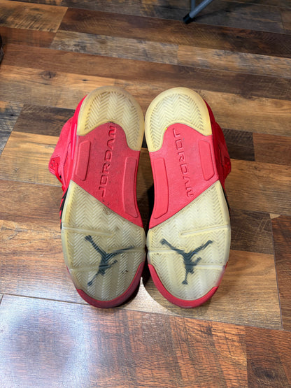Jordan Retro 5 Red Suede (Size 9 Mens)