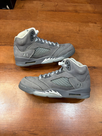 Jordan Retro 5 Wolf Grey (Size 5Y)