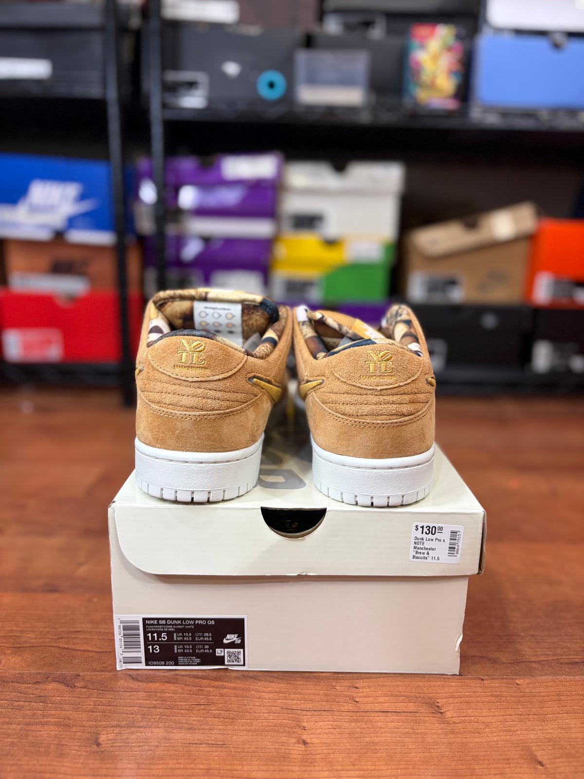 Nike Dunk Low SB NOTE Shop Manchester Brew & Biscuits (DS - Size 11.5M)