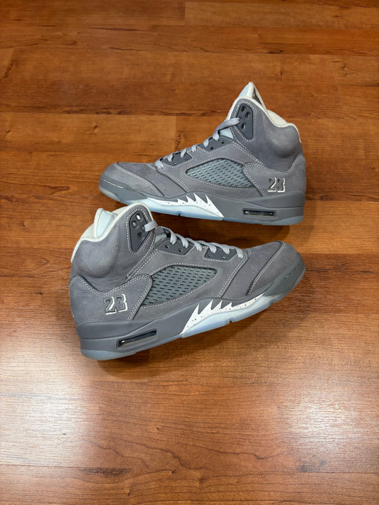 AJ5 Retro Wolf Grey (Size 9 Mens)