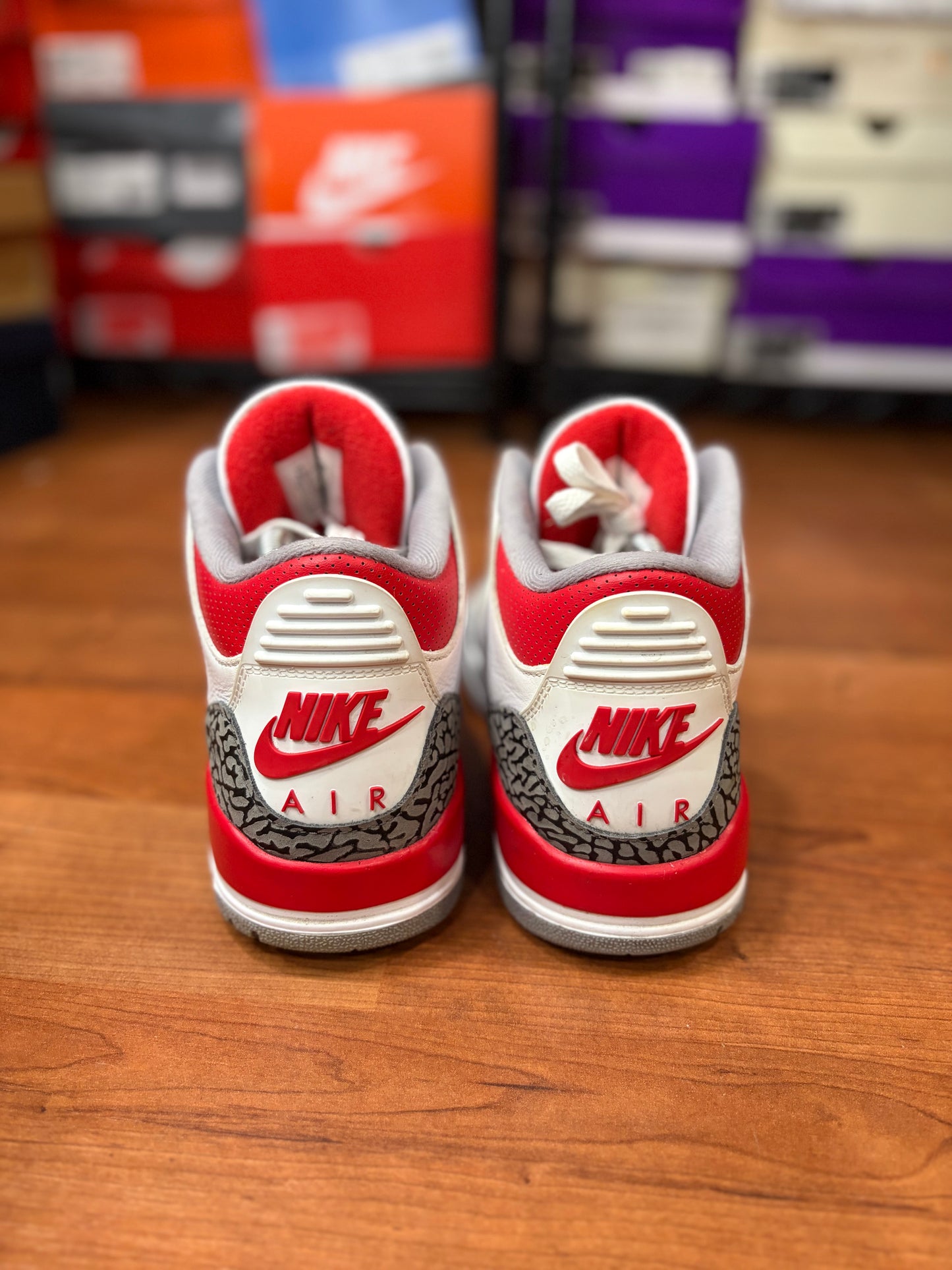 Jordan Retro 3 Fire Red (Size 8.5 Mens)