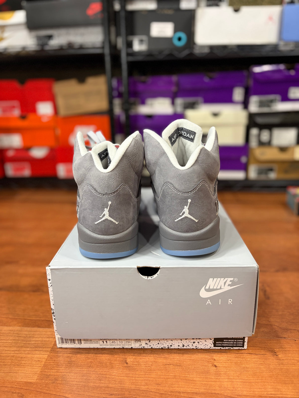 Jordan Retro 5 Wolf Grey (Size 11 Mens)