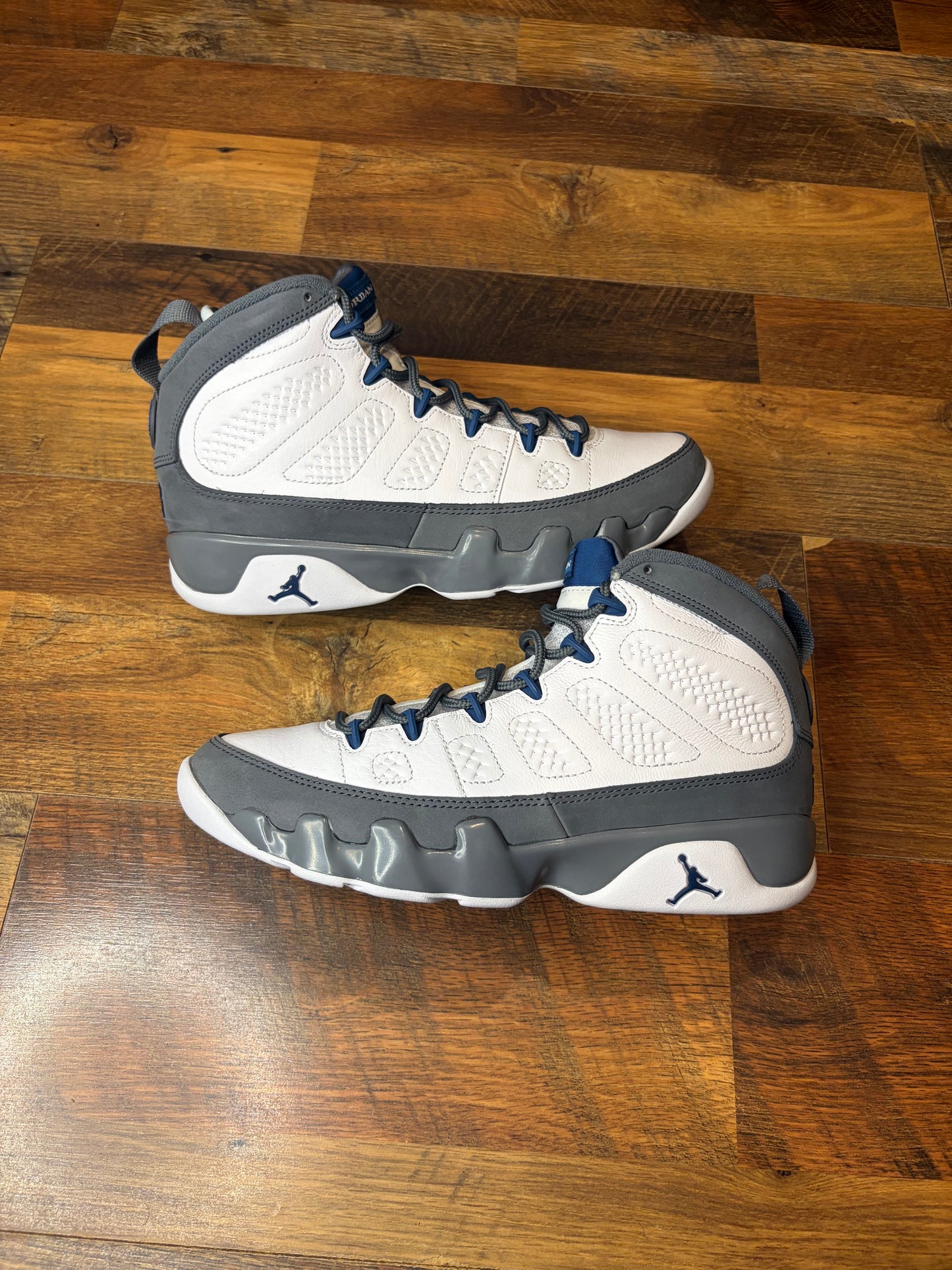 Jordan Retro 9 French Blue Flint Grey (Brand New - 8.5M)