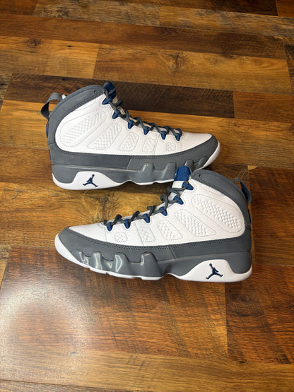 Jordan Retro 9 French Blue Flint Grey (Brand New - 8.5M)