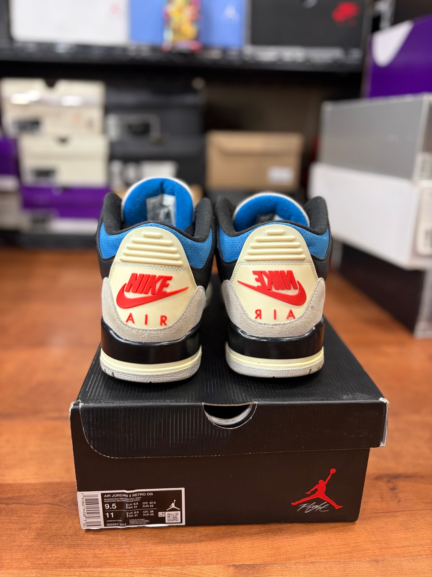 Jordan Retro 3 Rare Air (Size 9.5 Mens)