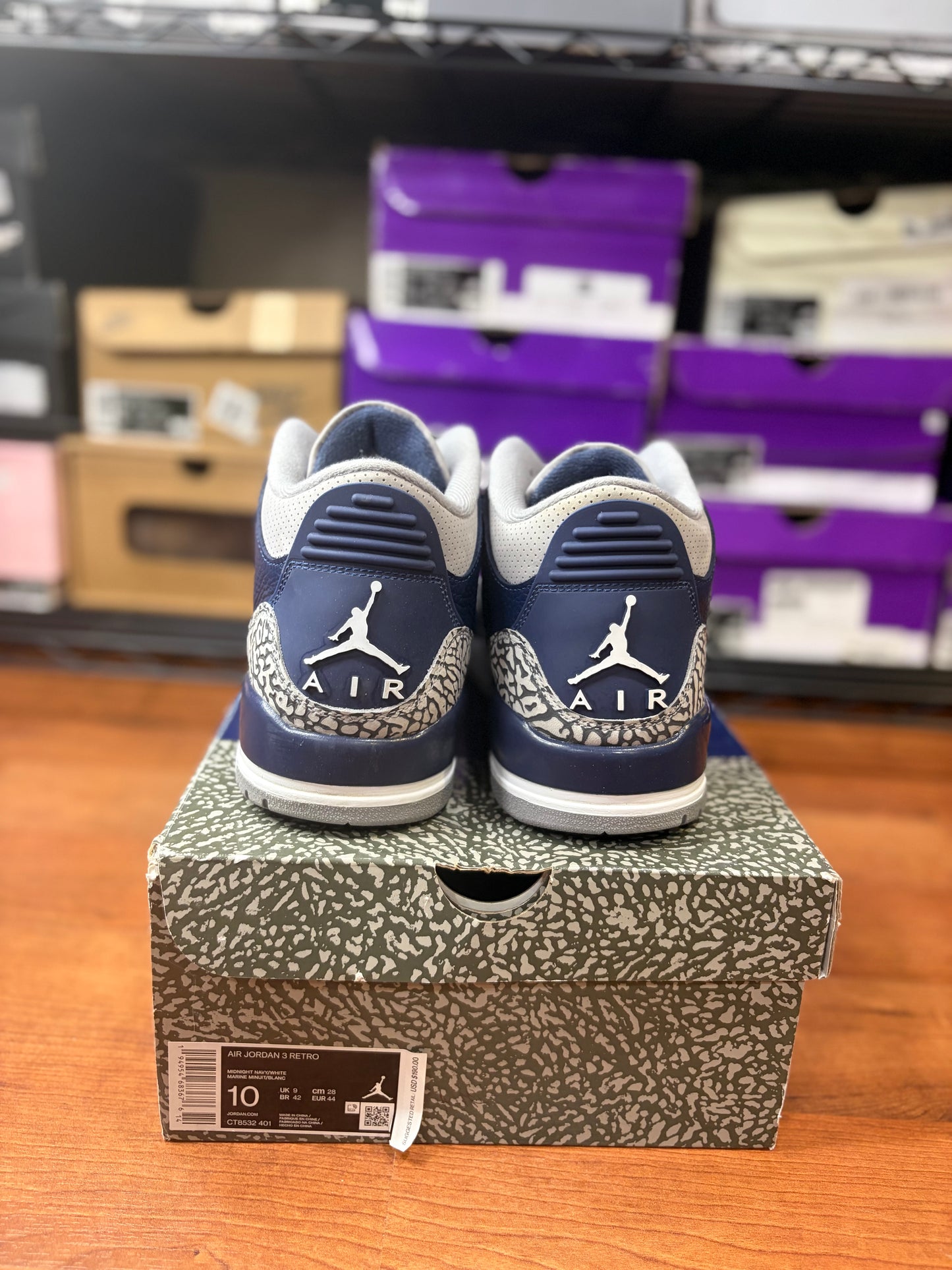 Jordan Retro 3 Georgetown (Size 10 Mens)