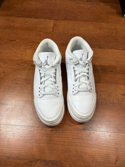 Jordan Retro 3 Pure Money (Size 10 Mens)