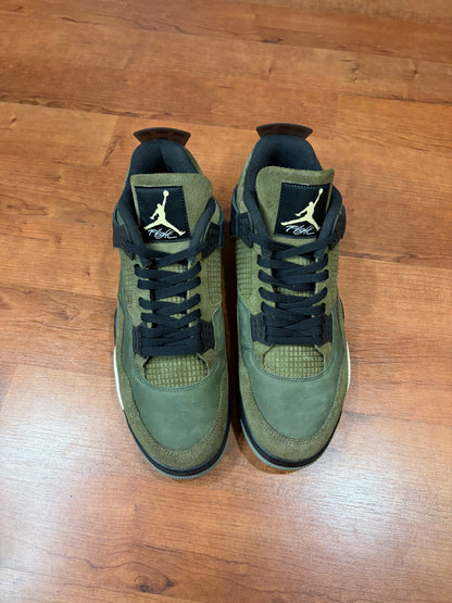 AJ4 Retro Medium Olive Craft (Size 13 Mens)