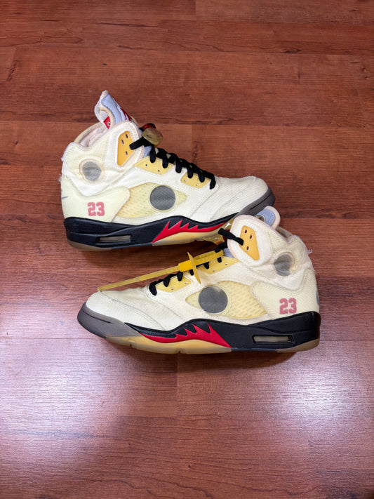 AJ5 Retro Off White Sail (Size 9 Mens)