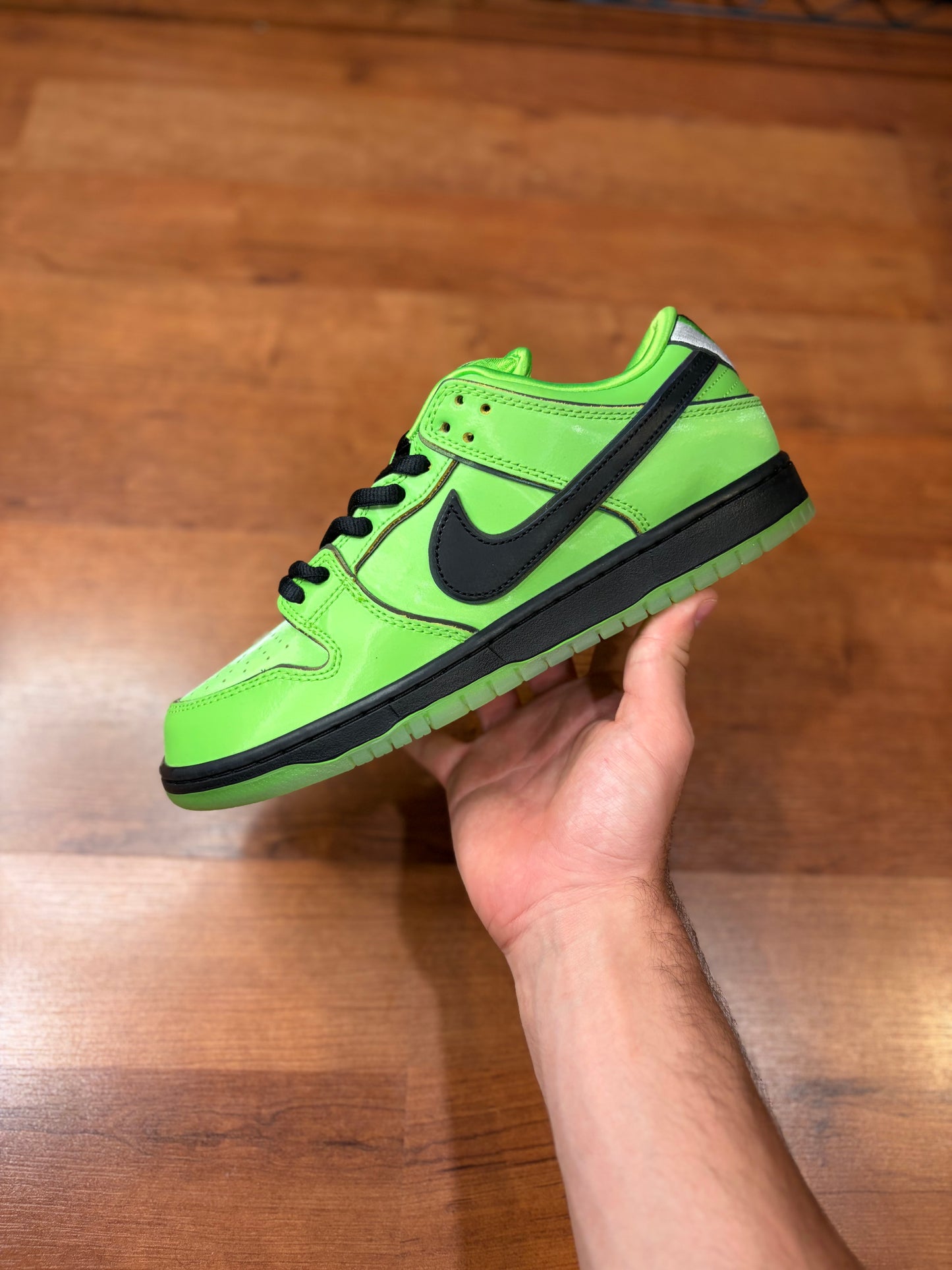 Nike Dunk Low SB Powerpuff Girl Buttercup (Brand New - 9M)