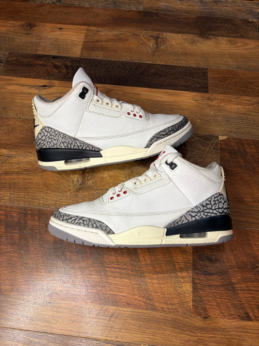 Jordan Retro 3 White Cement Reimagined (Size 8 Mens)