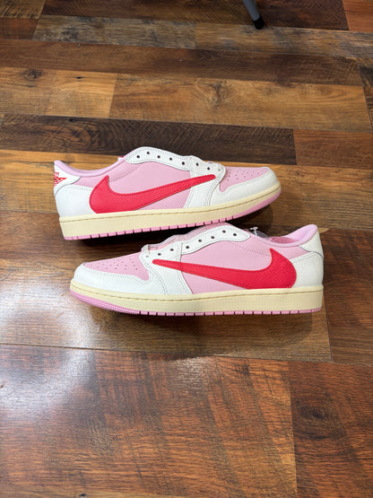 Jordan Retro 1 Low Travis Scott Tropical Pink (Brand New - 9.5M)