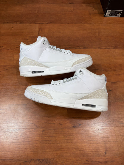 Jordan Retro 3 Pure Money (Size 10 Mens)