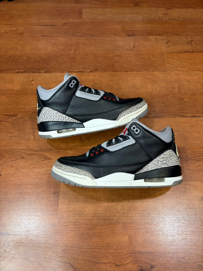 AJ3 Retro Black Cement (Size 9 Mens)