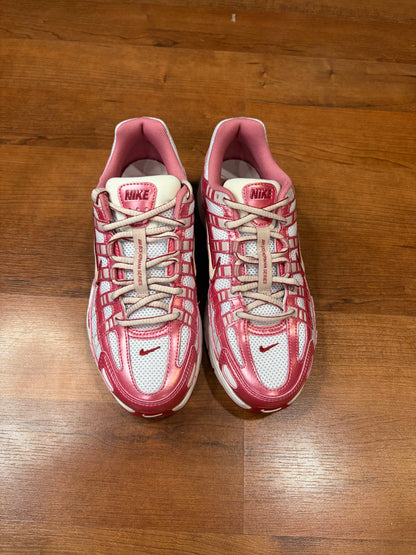 Nike P-6000 White Silt Red Peony (Brand New - 7W/5.5Y)