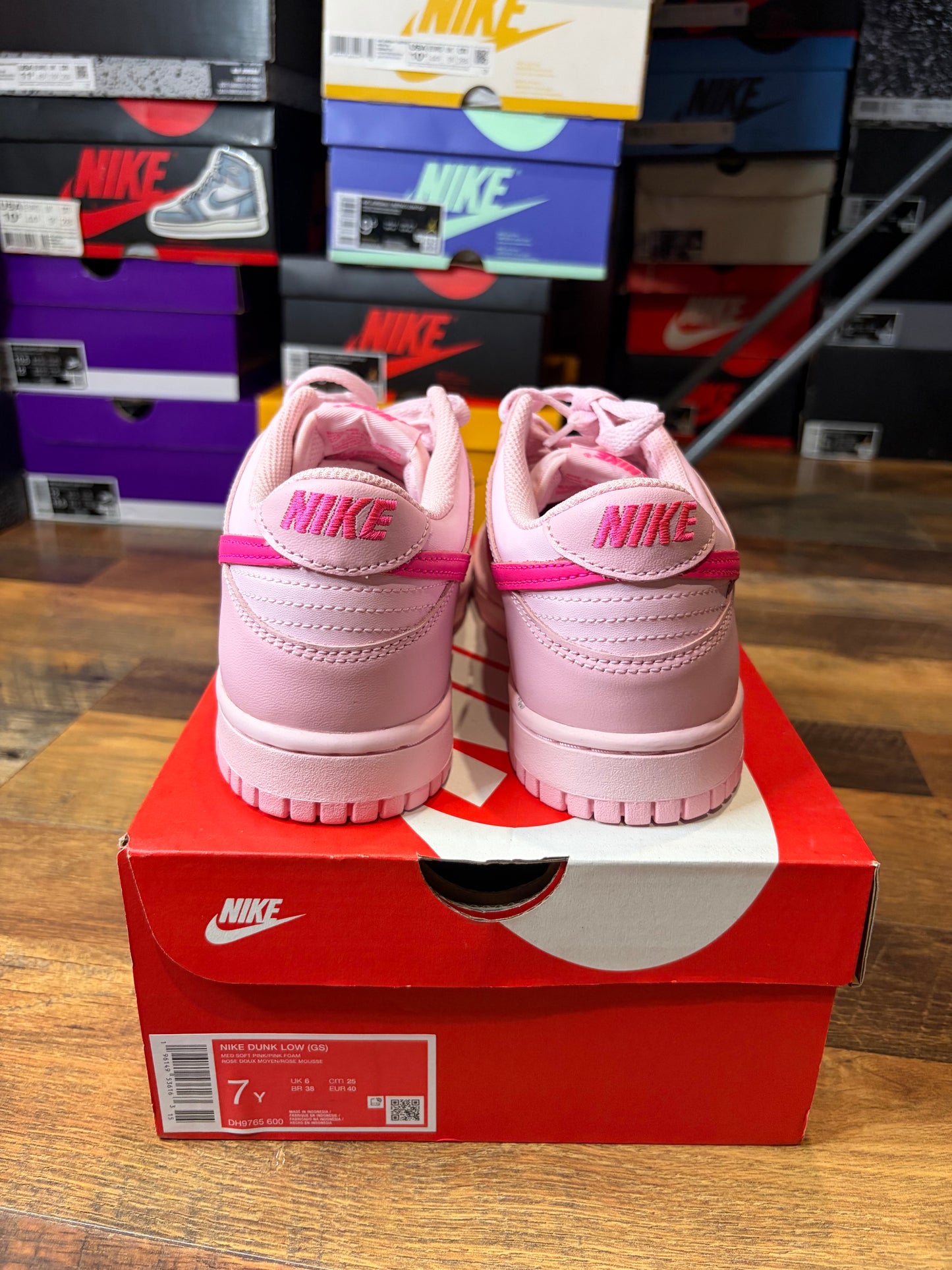 Nike Dunk Low Triple Pink (Brand New - Multiple Sizes)