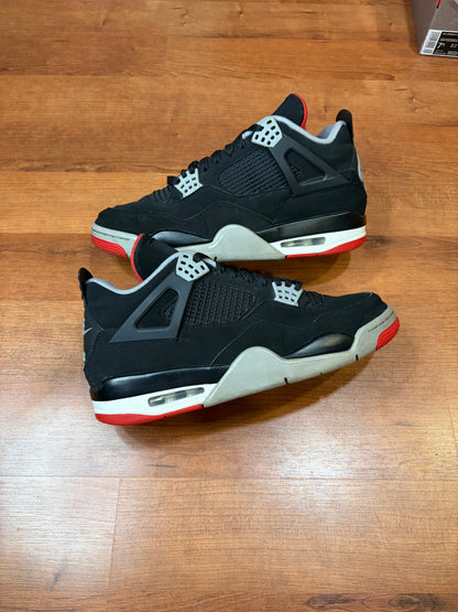 Jordan Retro 4 Bred 2019 (Size 10 Mens)